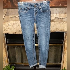 BKE DENIM STELLA BLUE SKINNY JEANS